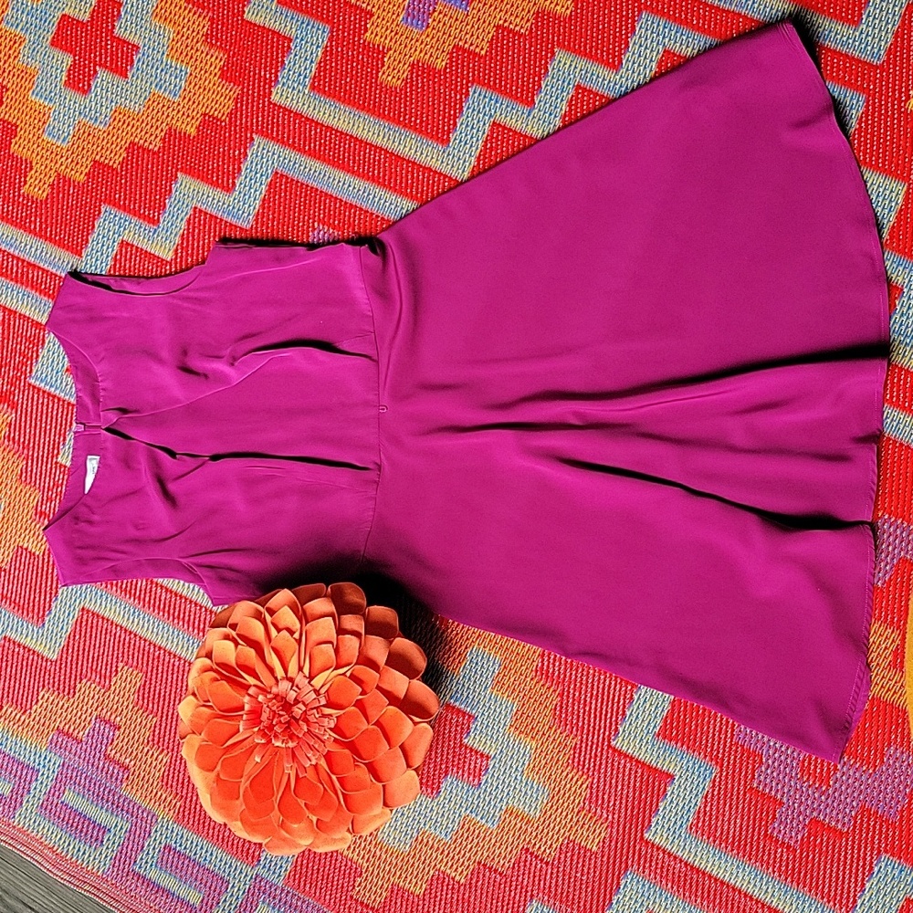 Dressbarn fuschia dress sz 8